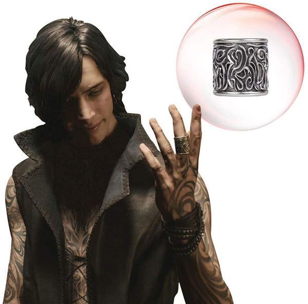 DMC5 V Ring Cosplay Accessory - 1:1 Replica Cosplay Prop Devil May Cry 5 Game Role Play Jewelry Finger Ring